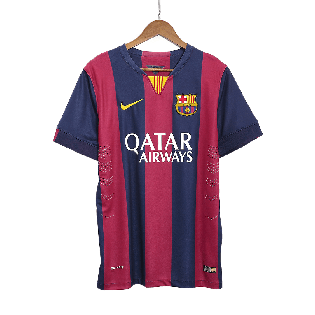 Retro Suárez #9 2014/15 Barcelona Home Soccer Jersey Top Soccer Jerseys Store