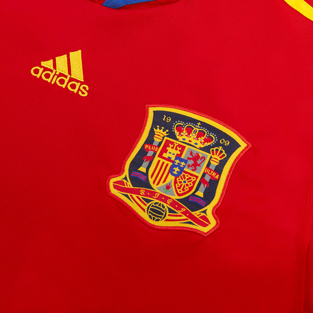 Retro A. INIESTA #6 2010 Spain Home Soccer Jersey Top Soccer Jerseys Store