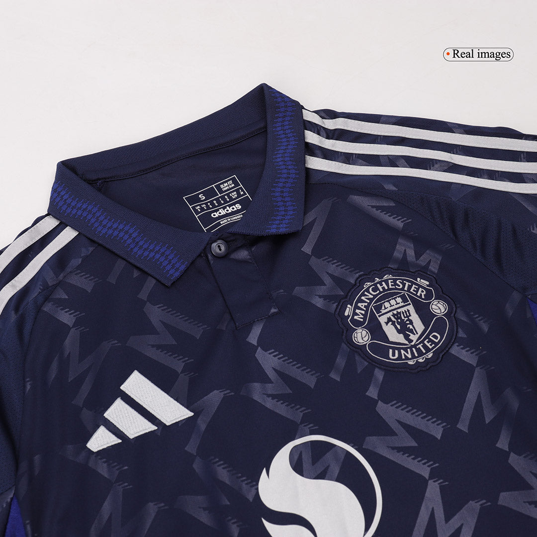 Manchester United Away Soccer Jersey Kit(Jersey+Shorts+Socks) 2024/25 Top Soccer Jerseys Store