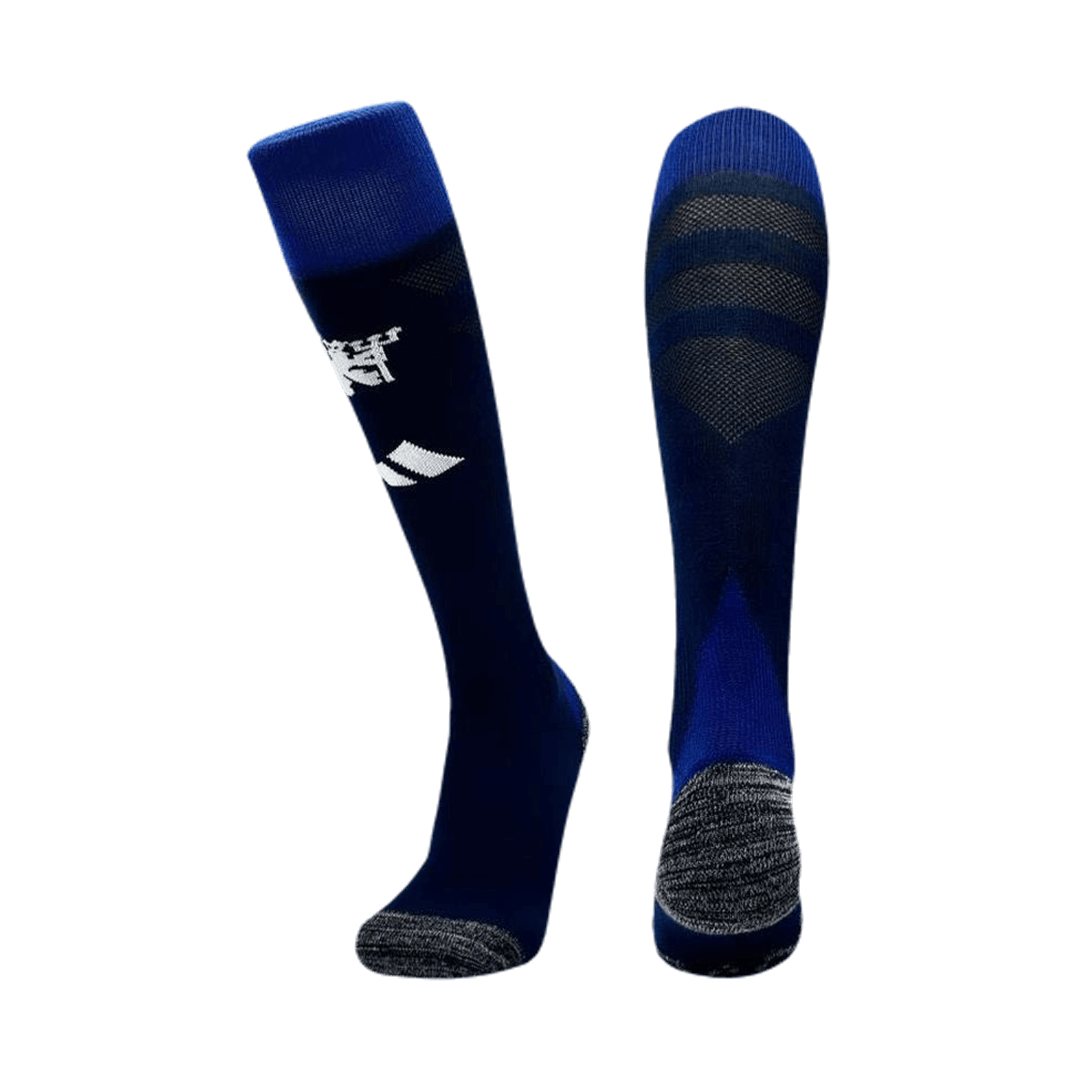 Manchester United Away Soccer Socks 2024/25 Top Soccer Jerseys Store