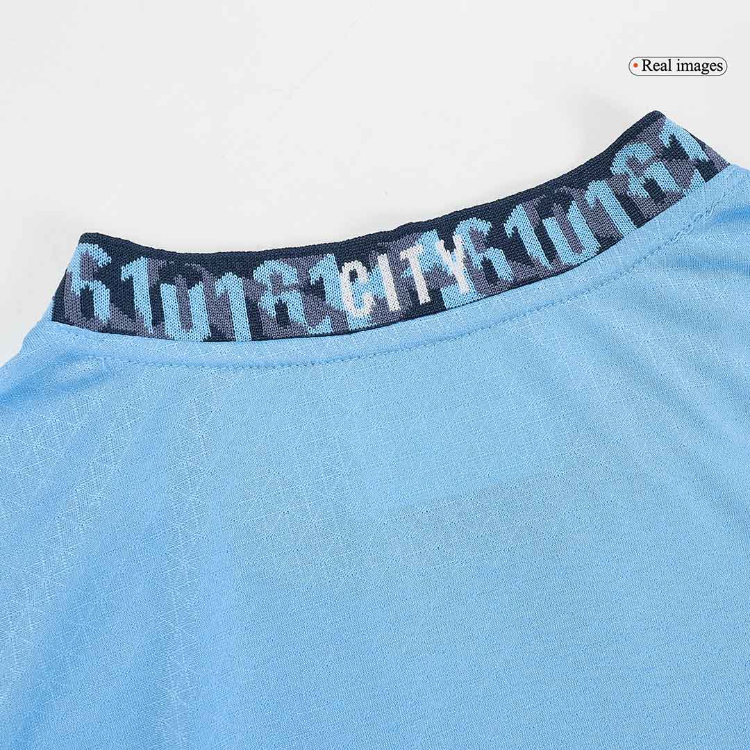 Player Version Manchester City Home Soccer Jersey 2024/25 Top Soccer Jerseys Store