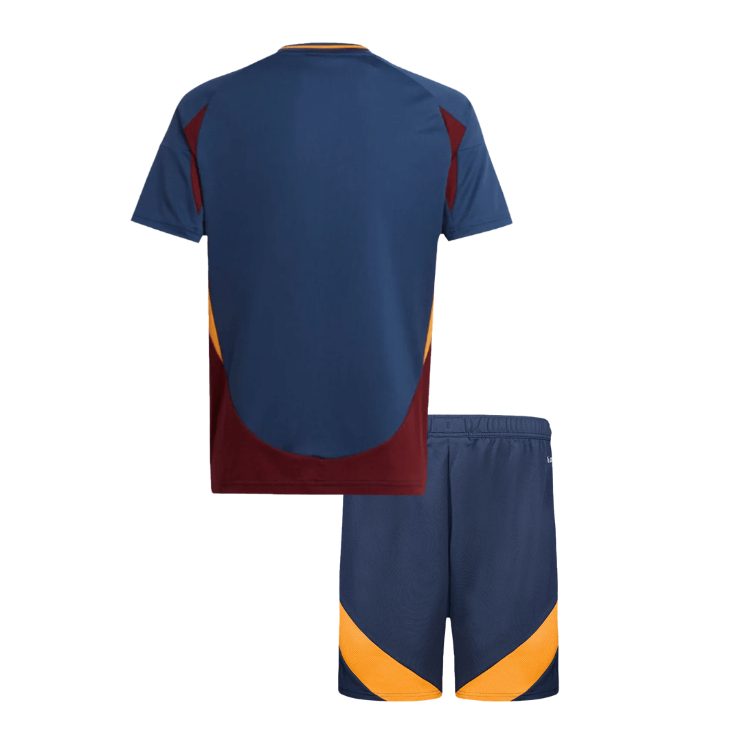 Kid's Roma Third Away Soccer Jersey Kit(Jersey+Shorts) 2024/25 Top Soccer Jerseys Store