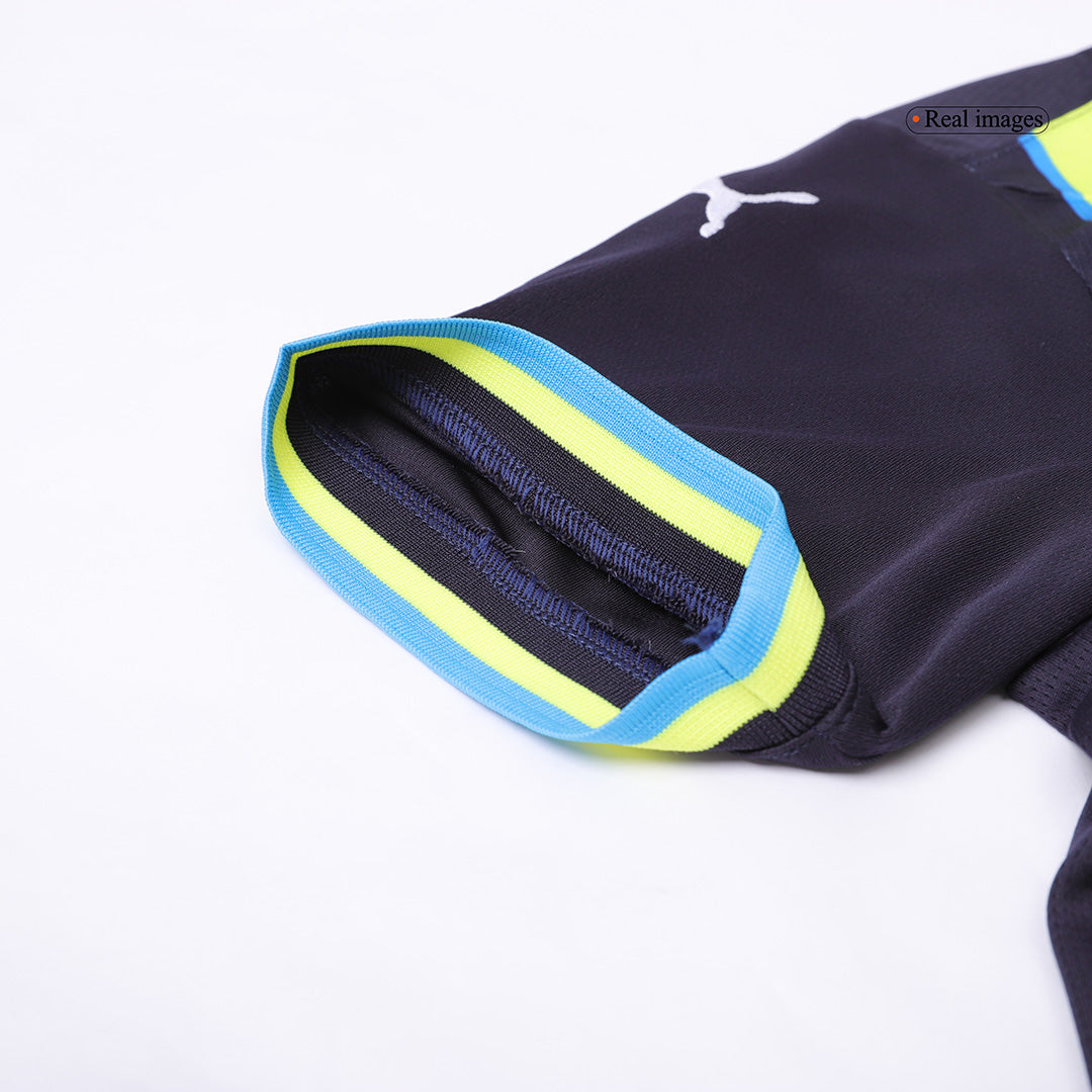 Manchester City Away Soccer Jersey Kit(Jersey+Shorts+Socks) 2024/25 Top Soccer Jerseys Store