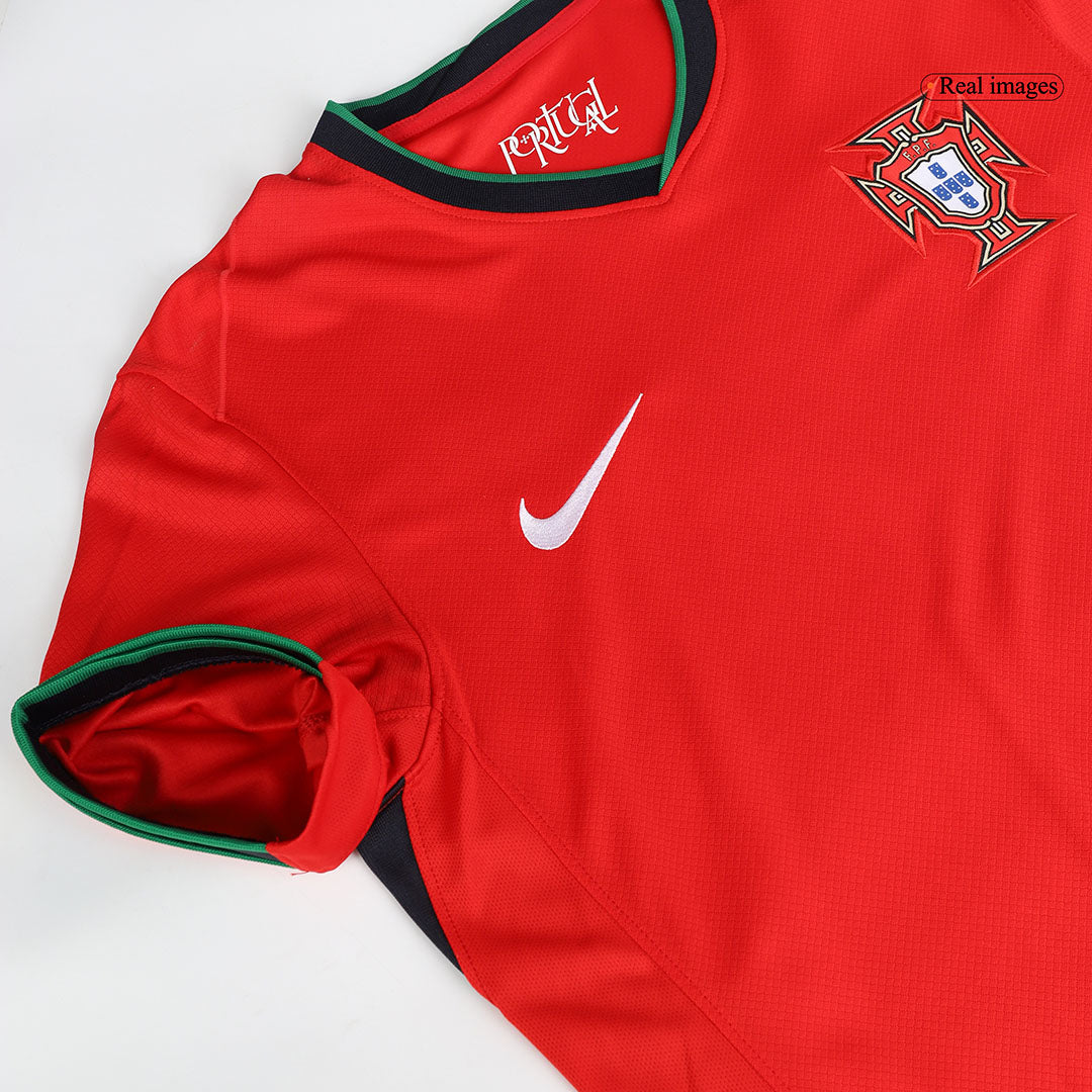 R.Leão #17 Portugal Home Soccer Jersey Euro 2024 Top Soccer Jerseys Store