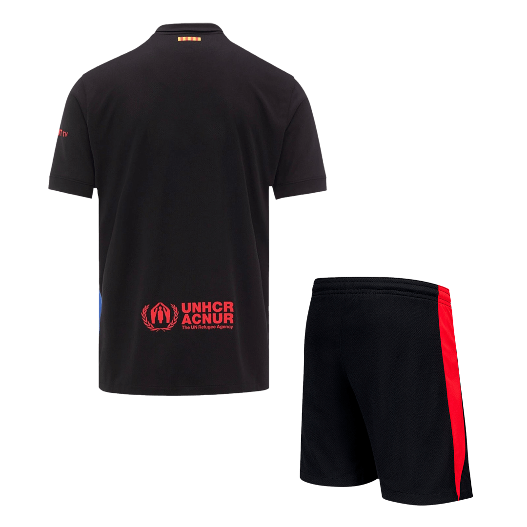 Barcelona Away Soccer Jersey Kit(Jersey+Shorts) 2024/25 Top Soccer Jerseys Store