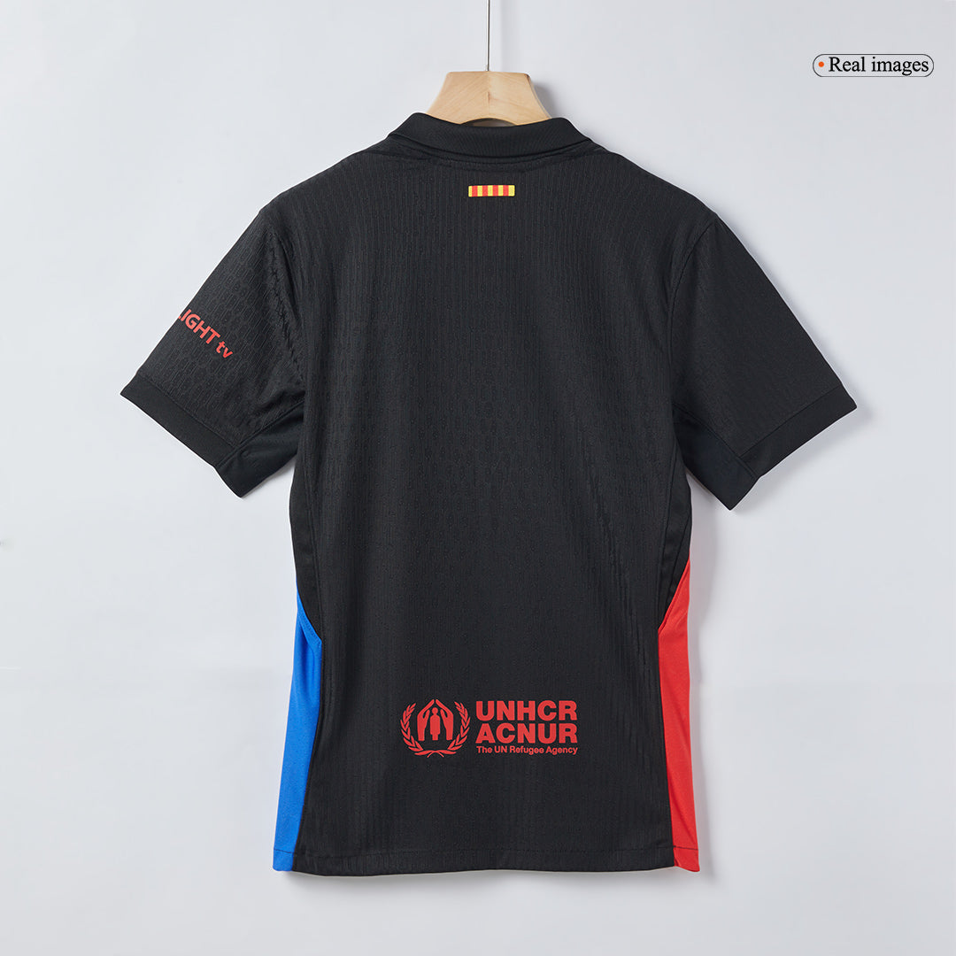 Player Version Barcelona Away Soccer Jersey 2024/25 - Spotify Logo Without Text Top Soccer Jerseys Store