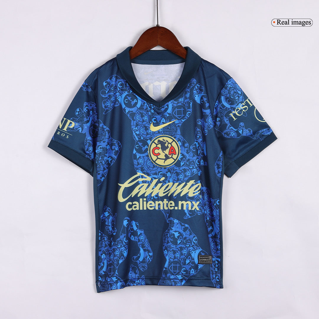 Kid's Club America Away Soccer Jersey Kit(Jersey+Shorts) 2024/25 Top Soccer Jerseys Store