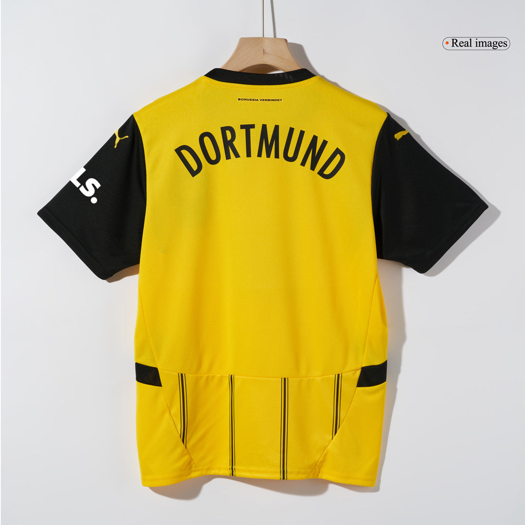 Borussia Dortmund Home Soccer Jersey Kit(Jersey+Shorts+Socks) 2024/25 Top Soccer Jerseys Store