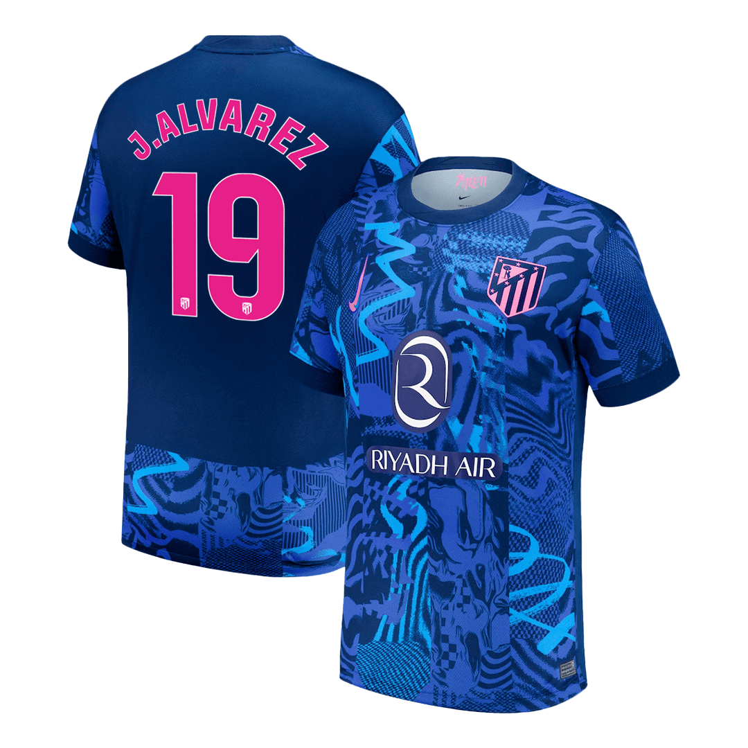 J.ALVAREZ #19 Atletico Madrid Third Away Soccer Jersey 2024/25 Top Soccer Jerseys Store