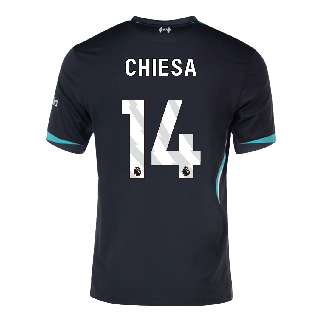 CHIESA #14 Liverpool Away Soccer Jersey 2024/25 Top Soccer Jerseys Store