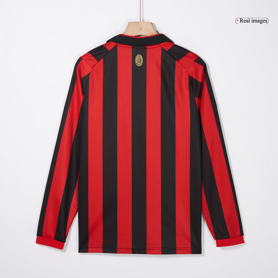 #125 AC Milan 125th Anniversary Long Sleeve Soccer Jersey 2024/25 Top Soccer Jerseys Store