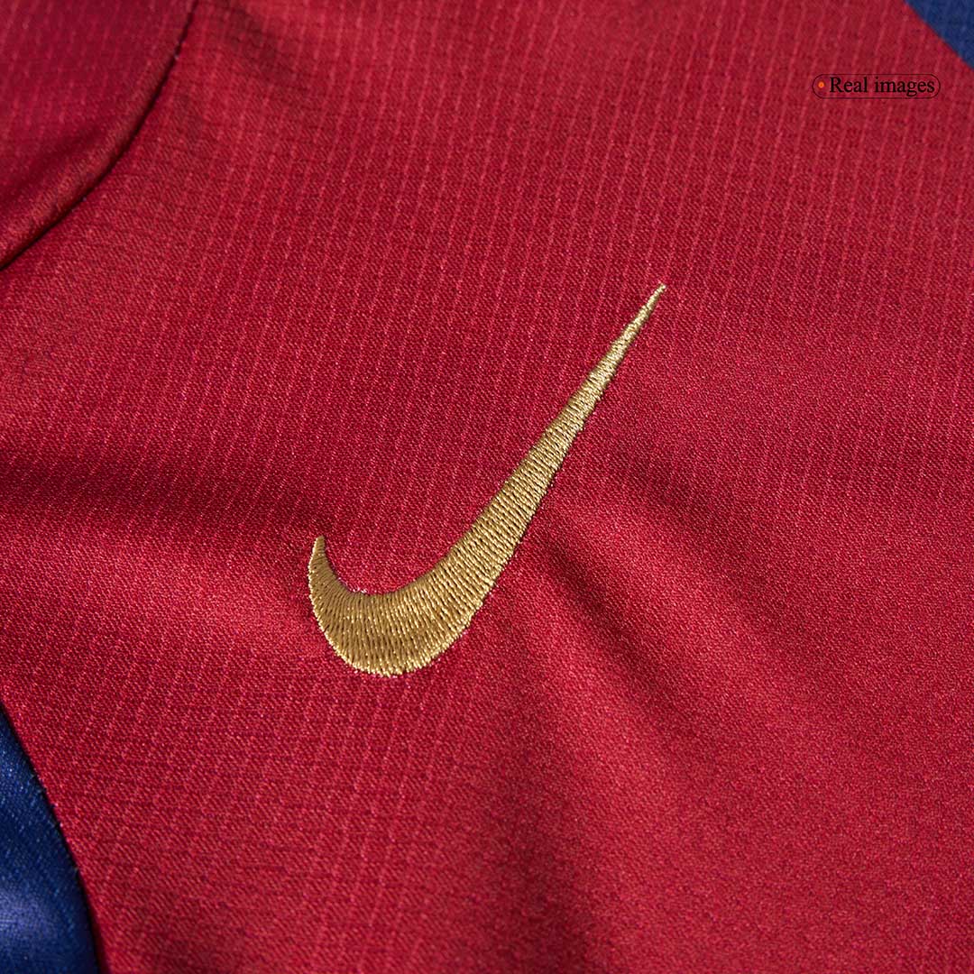 Kid's Barcelona Home Soccer Jersey Kit(Jersey+Shorts) 2024/25 - COLDPLAY Top Soccer Jerseys Store