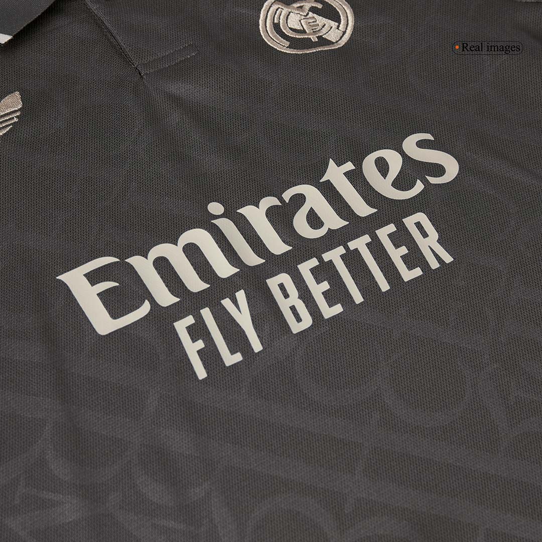 Kid's Real Madrid Third Away Soccer Jersey Kit(Jersey+Shorts+Socks) 2024/25 Top Soccer Jerseys Store