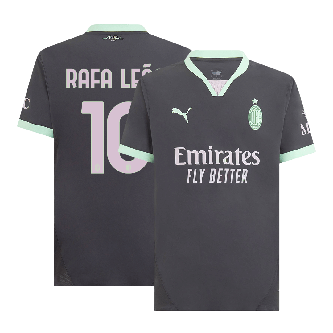 Player Version Rafael Leão #10 AC Milan Third Away Soccer Jersey 2024/25 Top Soccer Jerseys Store