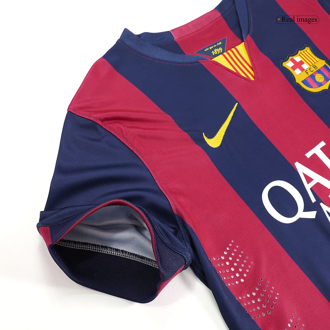 Retro Suárez #9 2014/15 Barcelona Home Soccer Jersey Top Soccer Jerseys Store