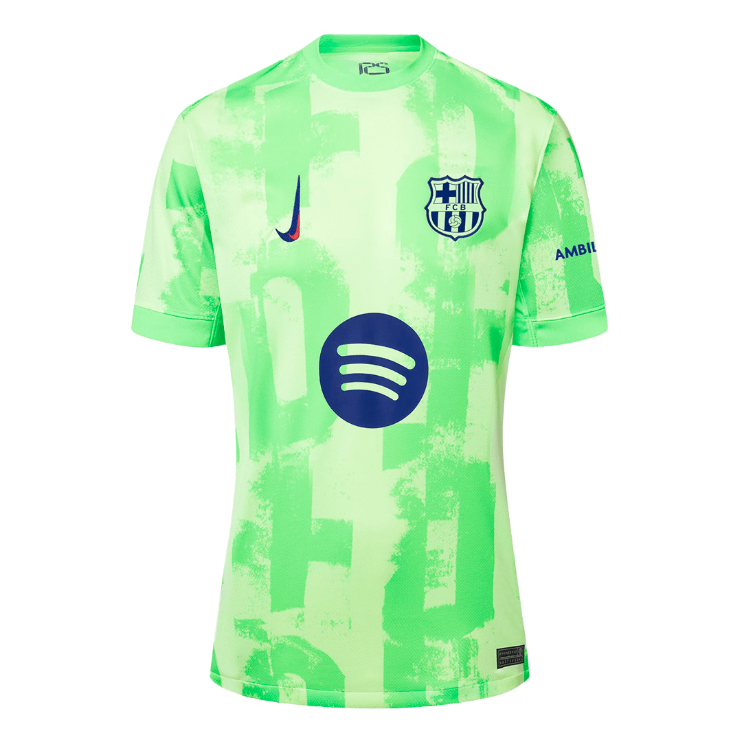 Barcelona Third Away Soccer Jersey 2024/25 - (Spotify Logo Without Text) Top Soccer Jerseys Store