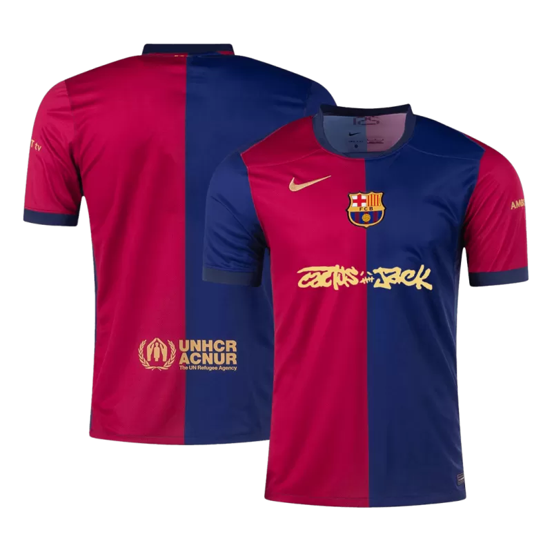 Player Version FC Barcelona x Travis Scott Limited Edition 2024/25 Jersey Go Game Wear