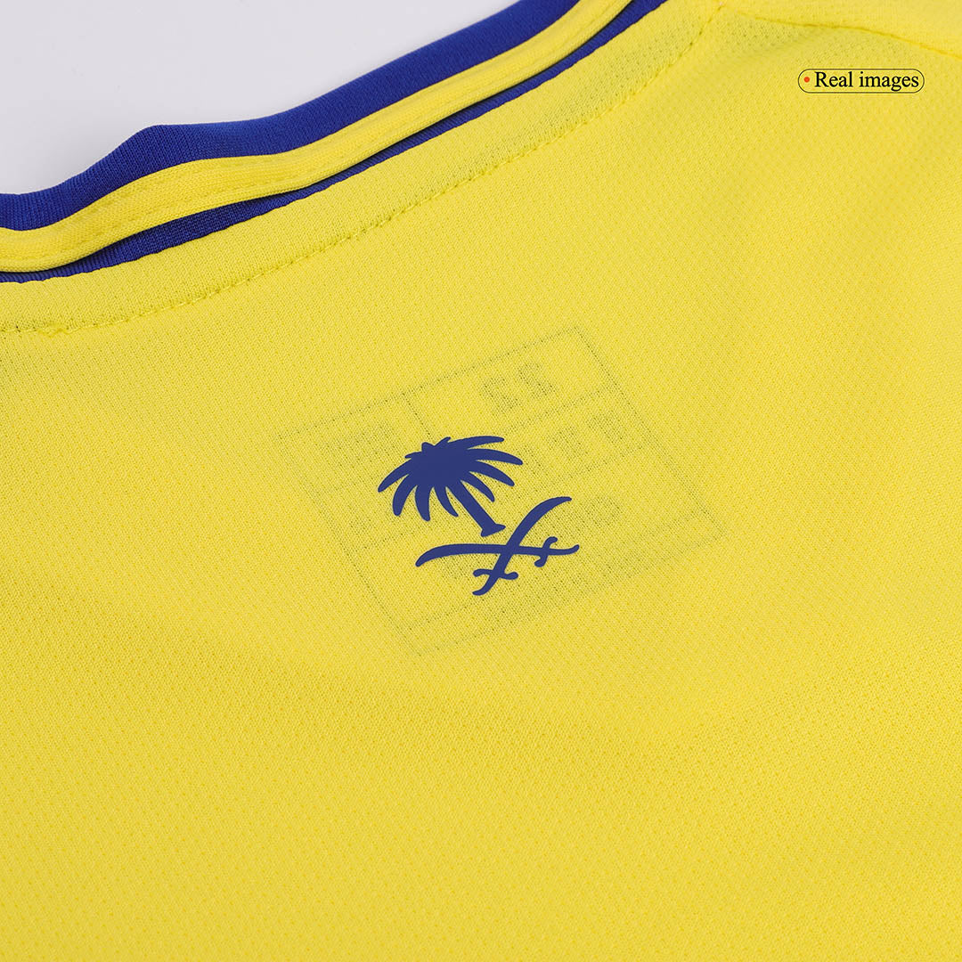 Kid's RONALDO #7 Al Nassr Home Soccer Jersey Kit(Jersey+Shorts+Socks) 2024/25 - ACL Top Soccer Jerseys Store