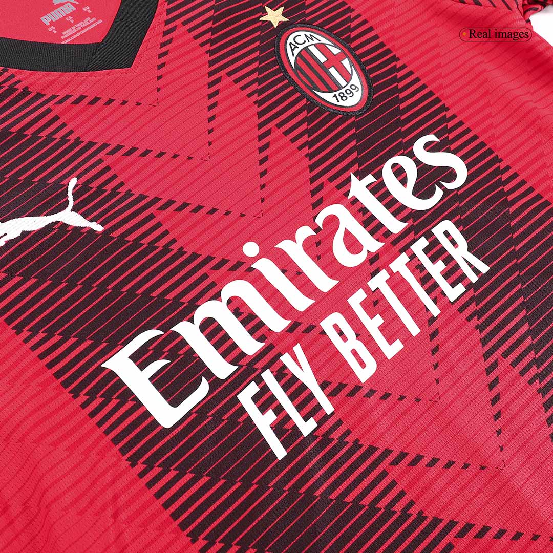 AC Milan Home Soccer Jersey 2023/24 Top Soccer Jerseys Store