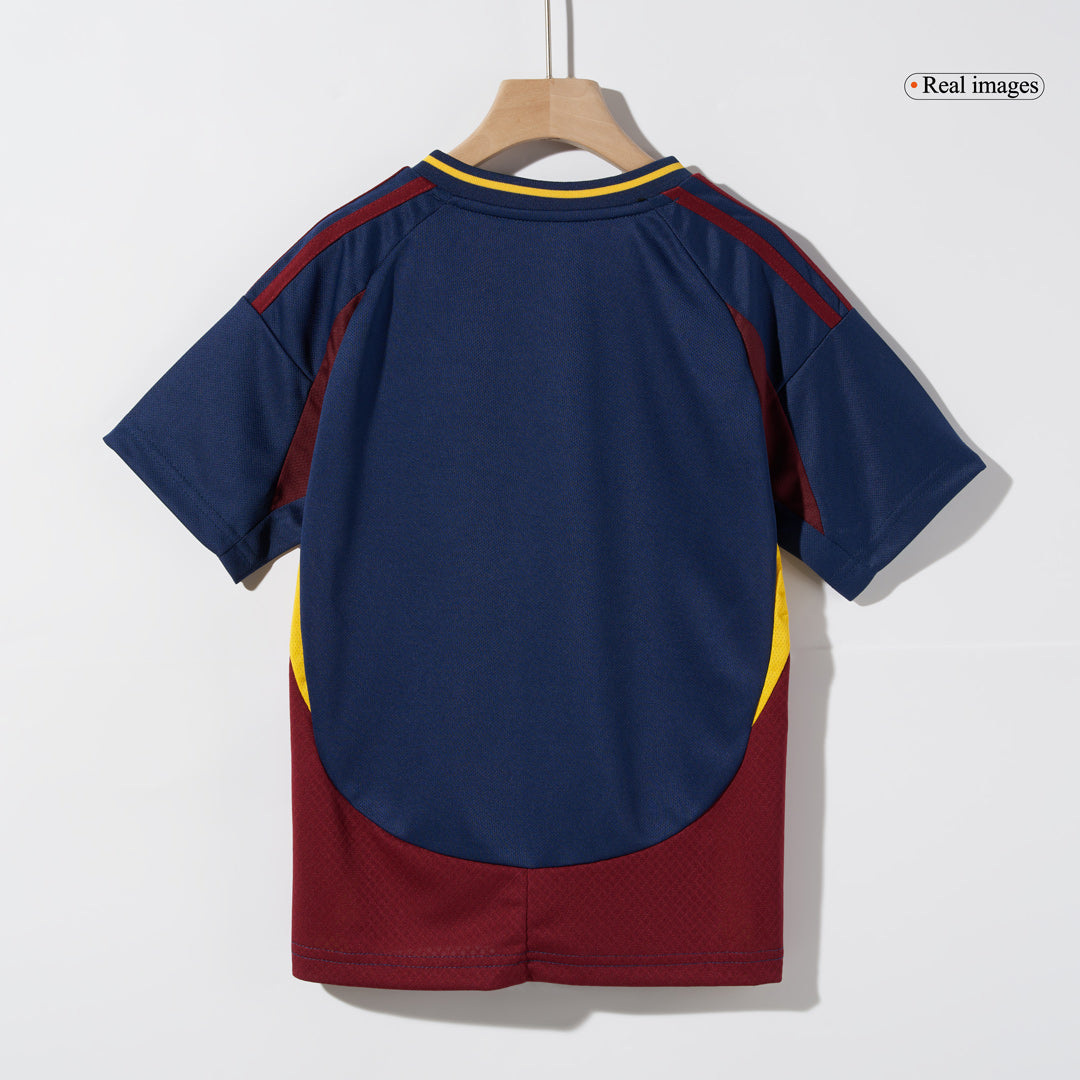 Kid's Roma Third Away Soccer Jersey Kit(Jersey+Shorts) 2024/25 Top Soccer Jerseys Store