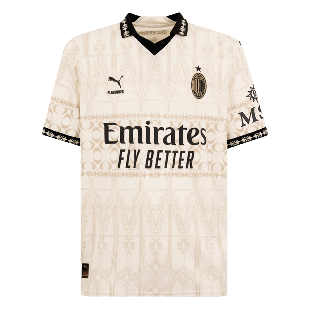 AC Milan X Pleasures Fouth Away Soccer Jersey 2023/24 Top Soccer Jerseys Store