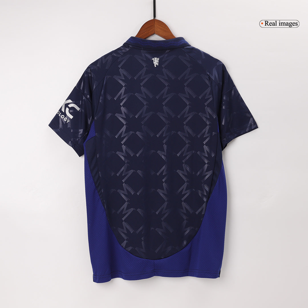 Manchester United Away Soccer Jersey Kit(Jersey+Shorts+Socks) 2024/25 Top Soccer Jerseys Store
