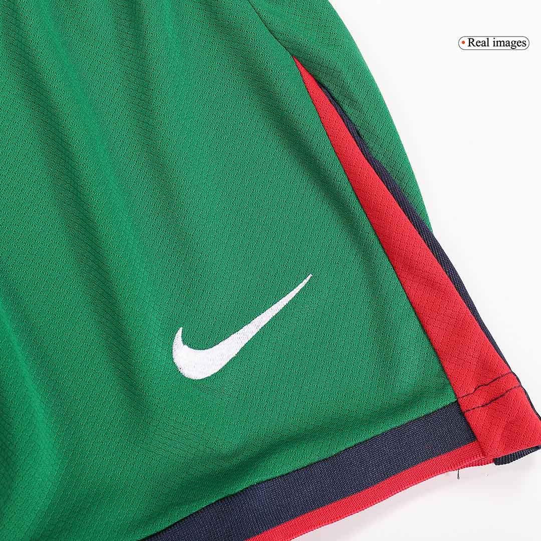 Kid's Portugal Home Jerseys Kit(Jersey+Shorts) Euro 2024 Go Game Wear