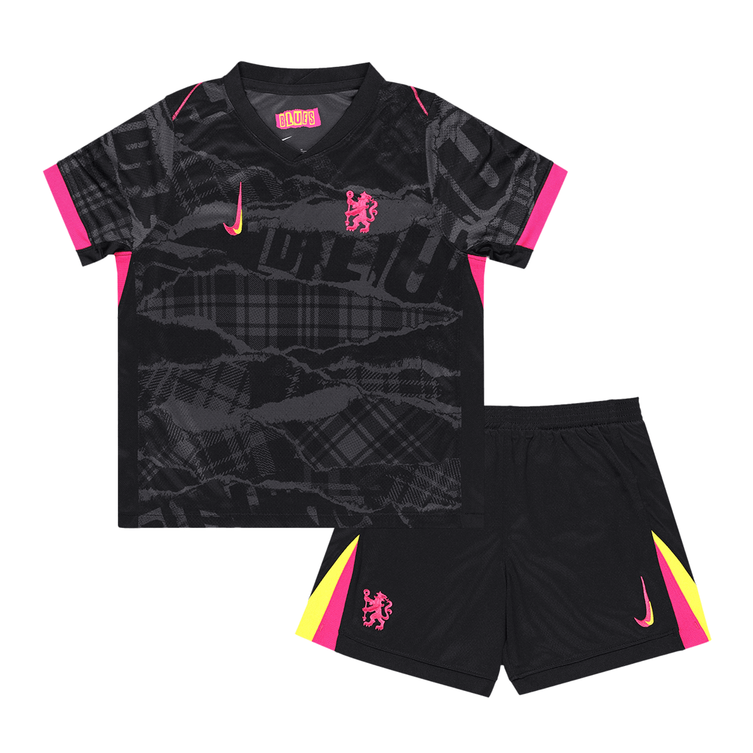 Kid's Chelsea Third Away Soccer Jersey Kit(Jersey+Shorts) 2024/25 Top Soccer Jerseys Store