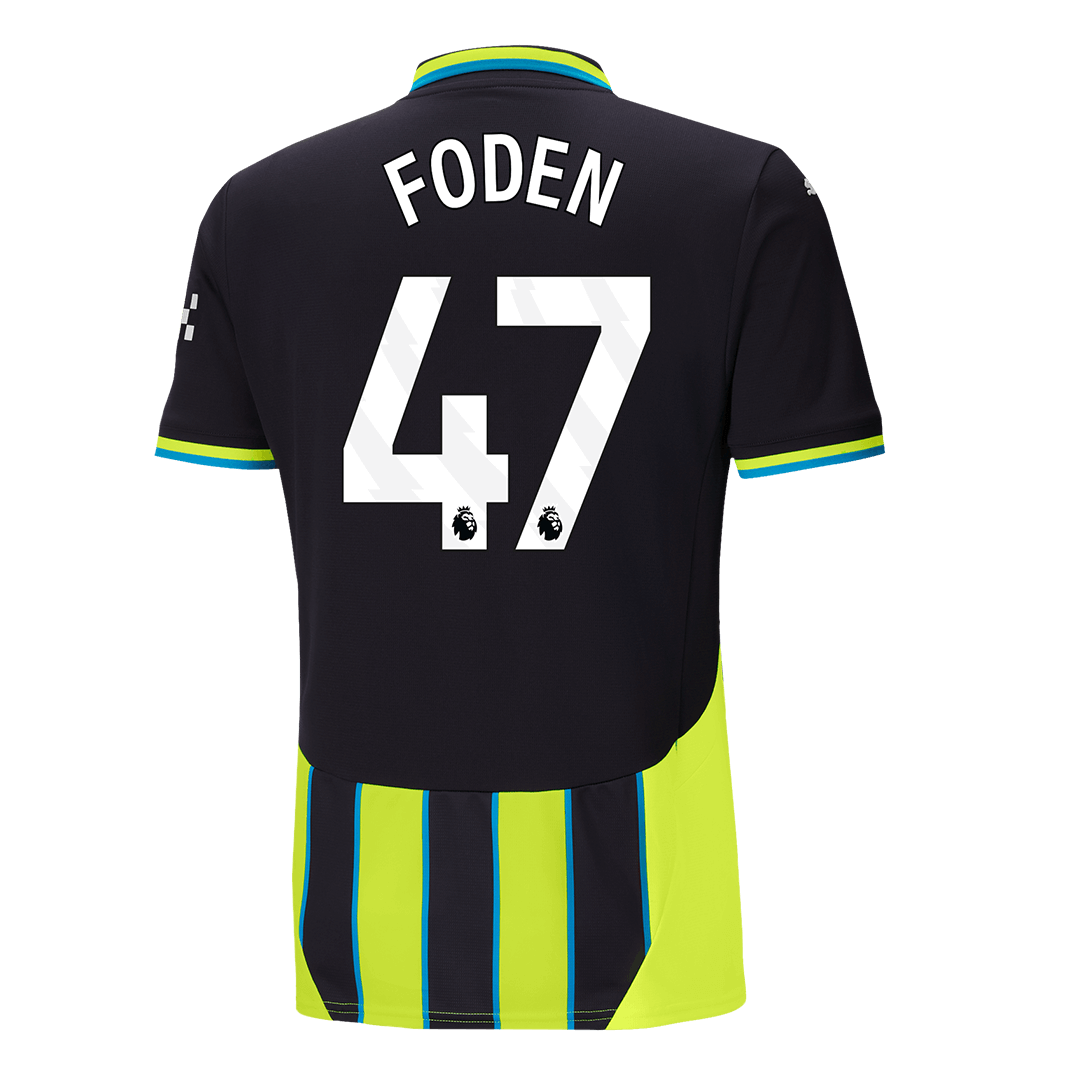 FODEN #47 Manchester City Away Soccer Jersey 2024/25 Top Soccer Jerseys Store