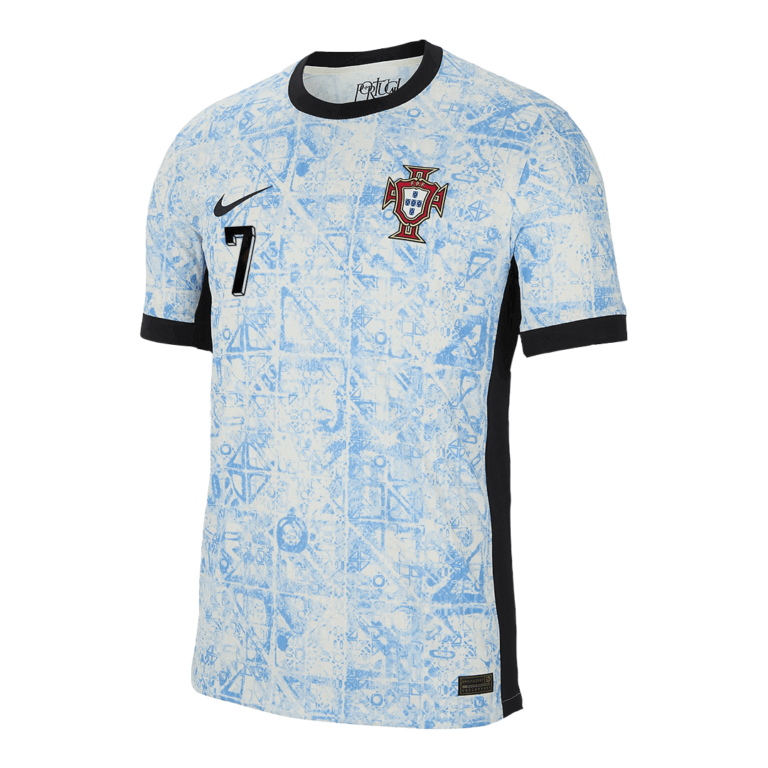 Men's Portugal RONALDO #7 Away Soccer Jersey Euro 2024 Go Game Wear