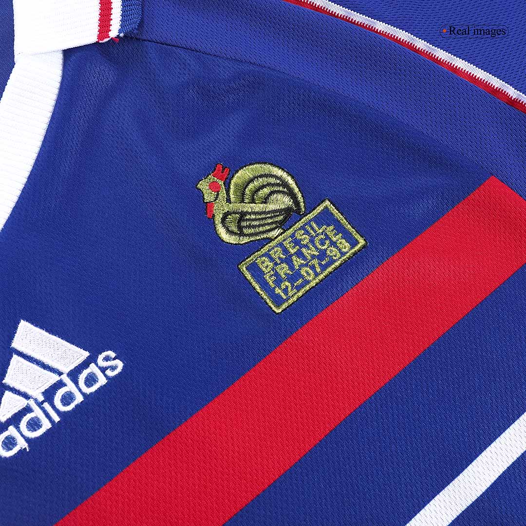 Retro HENRY #12 1998 France Home Soccer Jersey Top Soccer Jerseys Store