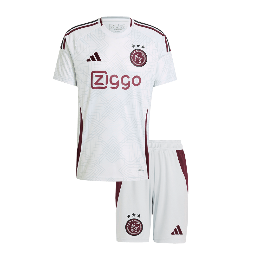 Kid's Ajax Third Away Soccer Jersey Kit(Jersey+Shorts) 2024/25 Top Soccer Jerseys Store