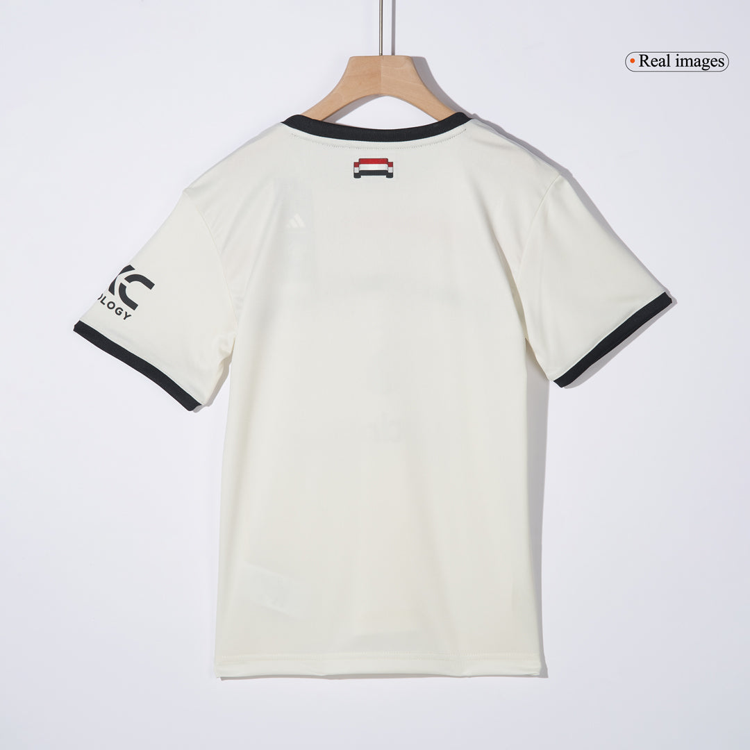 Kid's Manchester United Third Away Soccer Jersey Kit(Jersey+Shorts+Socks) 2024/25 Top Soccer Jerseys Store