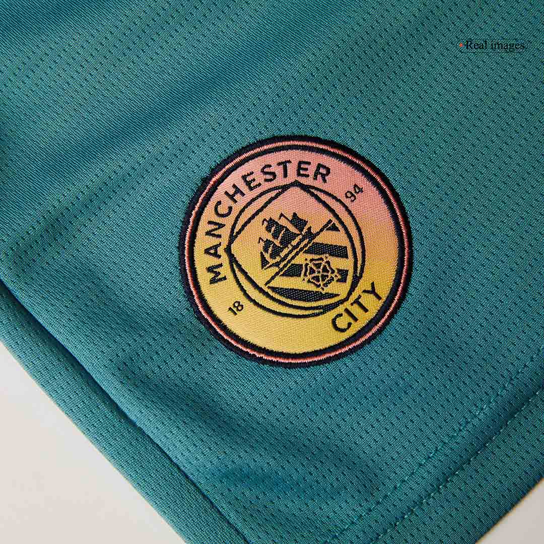 Manchester City Fourth Away Soccer Jersey Kit(Jersey+Shorts) 2024/25 - Definitely City Top Soccer Jerseys Store