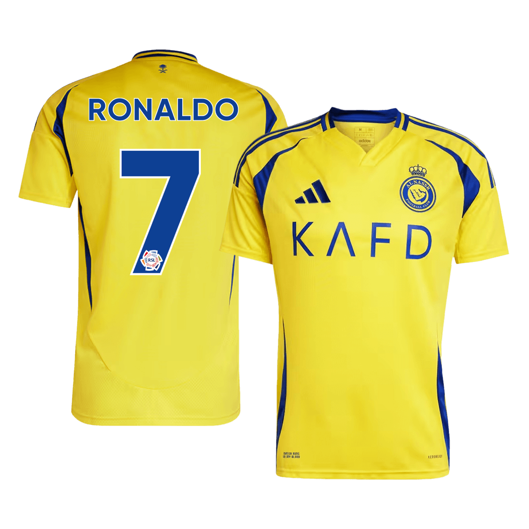 RONALDO #7 Al Nassr Home Soccer Jersey 2024/25 Top Soccer Jerseys Store