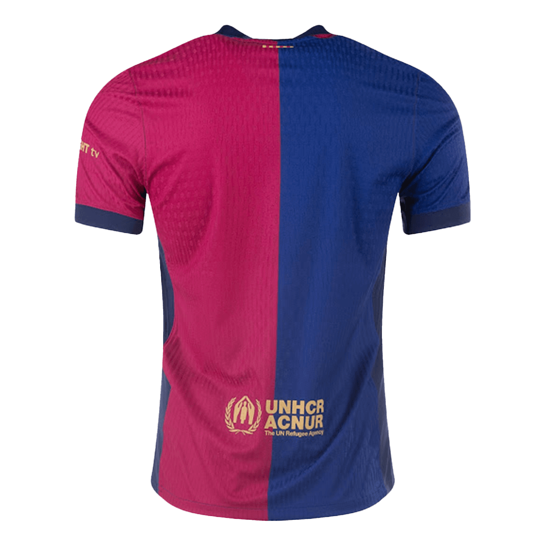 Player Version Barcelona Home Soccer Jersey 2024/25 - 125th Anniversary Top Soccer Jerseys Store