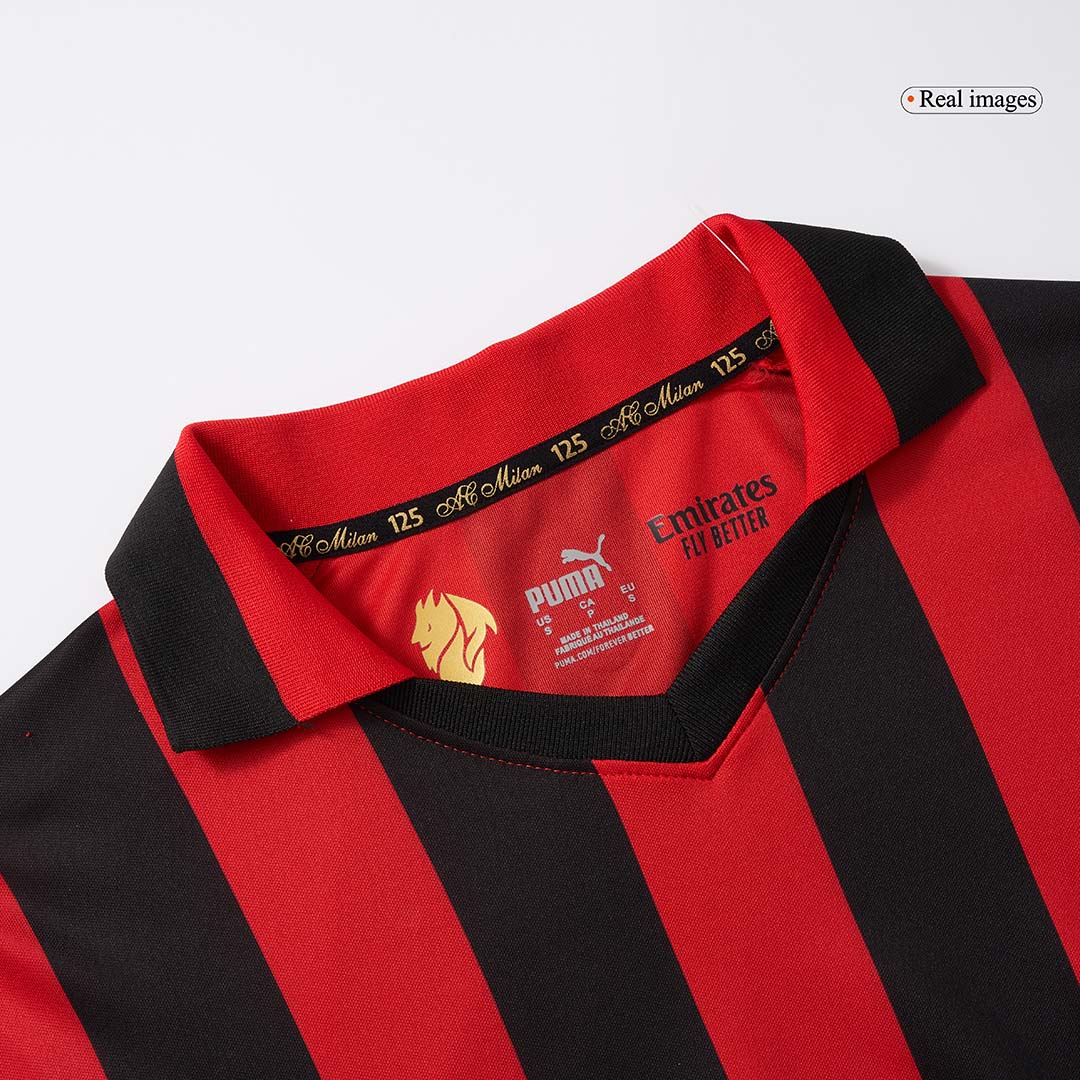 AC Milan Long Sleeve Soccer Jersey 2024/25 - 125th Anniversary Top Soccer Jerseys Store