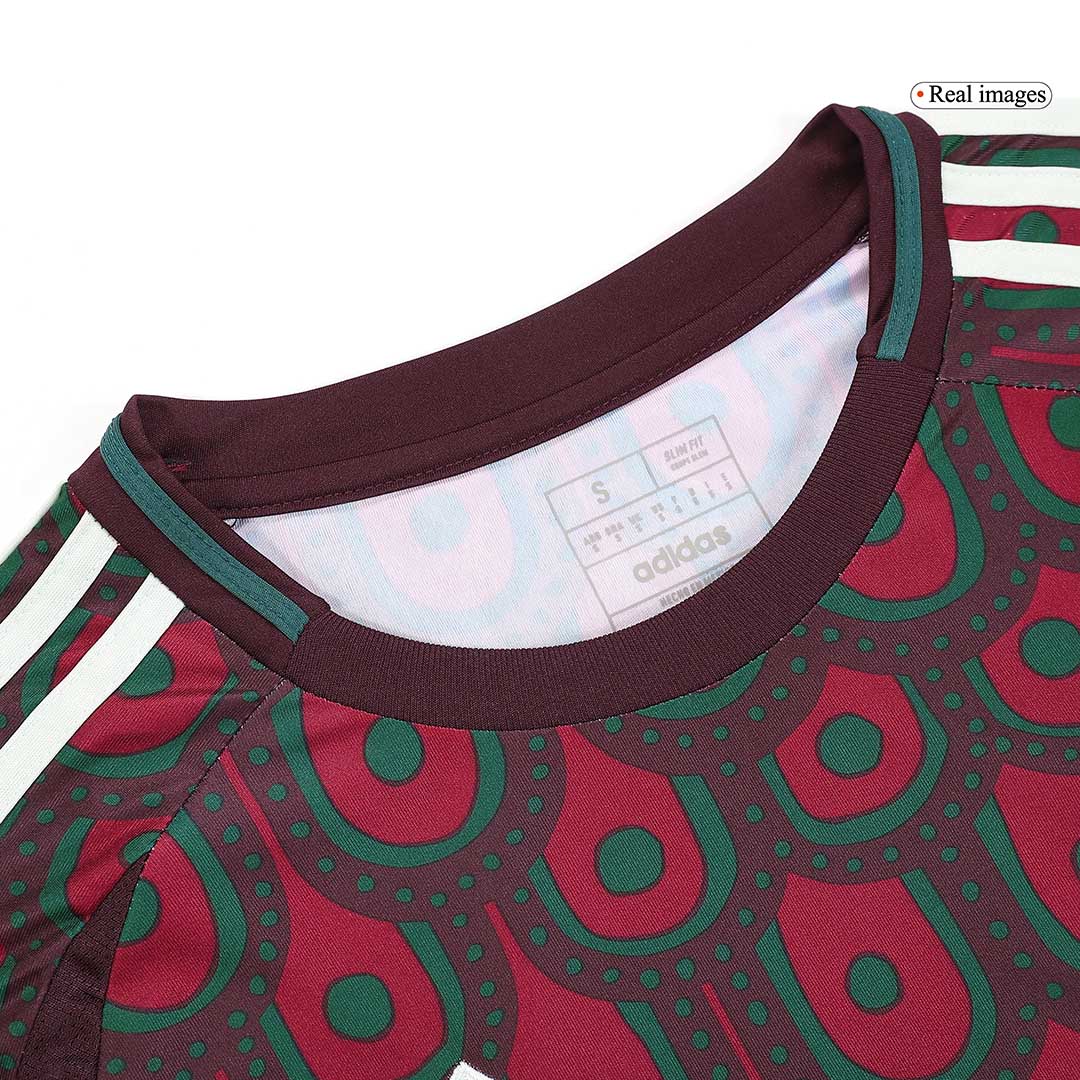Men's Mexico Home Long Sleeve Soccer Jersey Copa América 2024 Top Soccer Jerseys Store