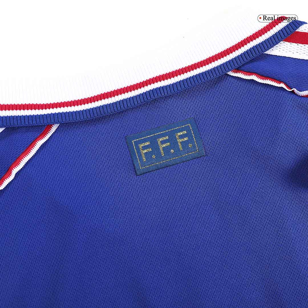 Retro HENRY #12 1998 France Home Soccer Jersey Top Soccer Jerseys Store