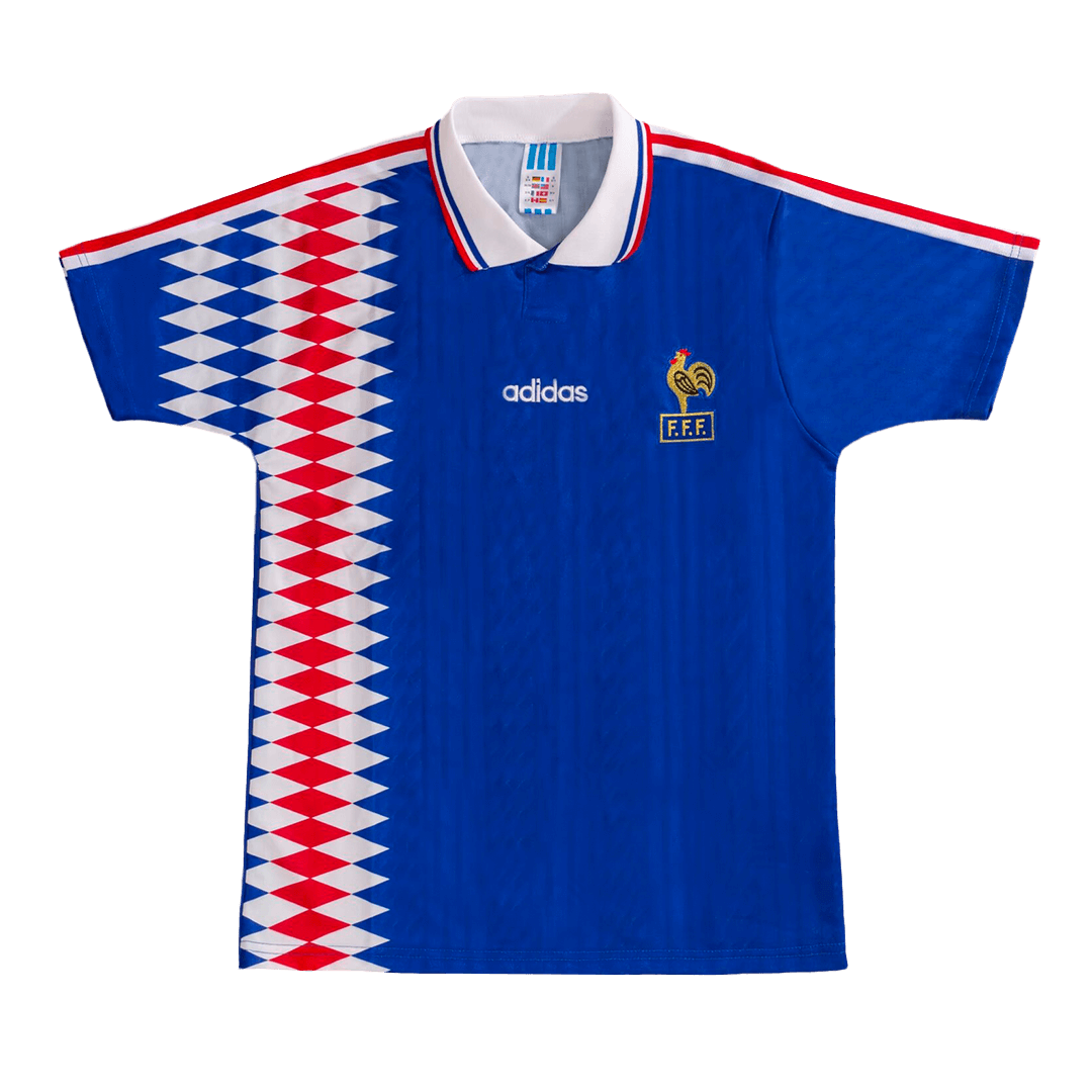 Retro 1994 France Home Soccer Jersey Top Soccer Jerseys Store