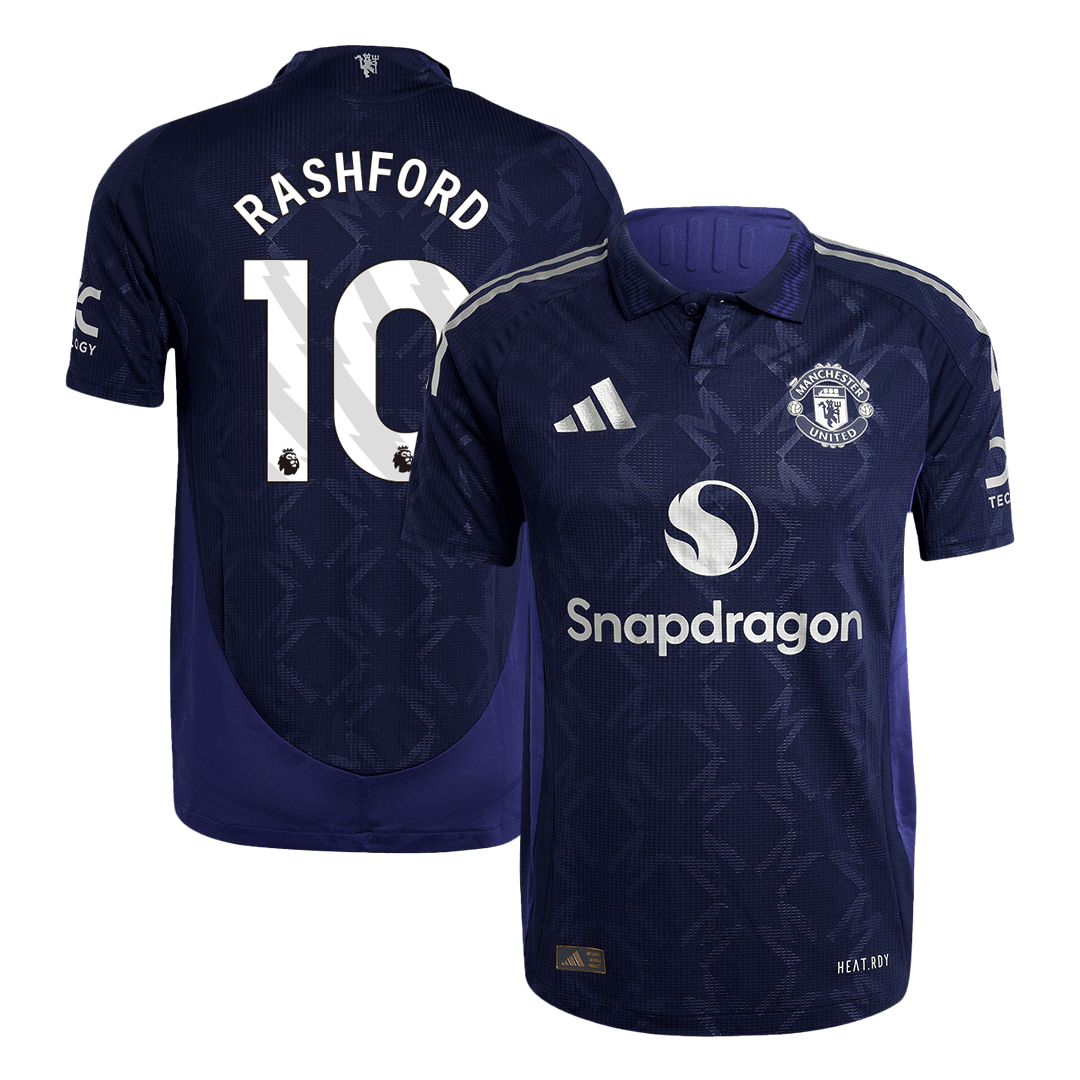 Player Version RASHFORD #10 Manchester United Away Soccer Jersey 2024/25 Top Soccer Jerseys Store