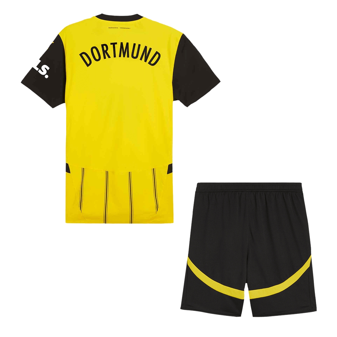 Borussia Dortmund Home Soccer Jersey Kit(Jersey+Shorts) 2024/25 Top Soccer Jerseys Store