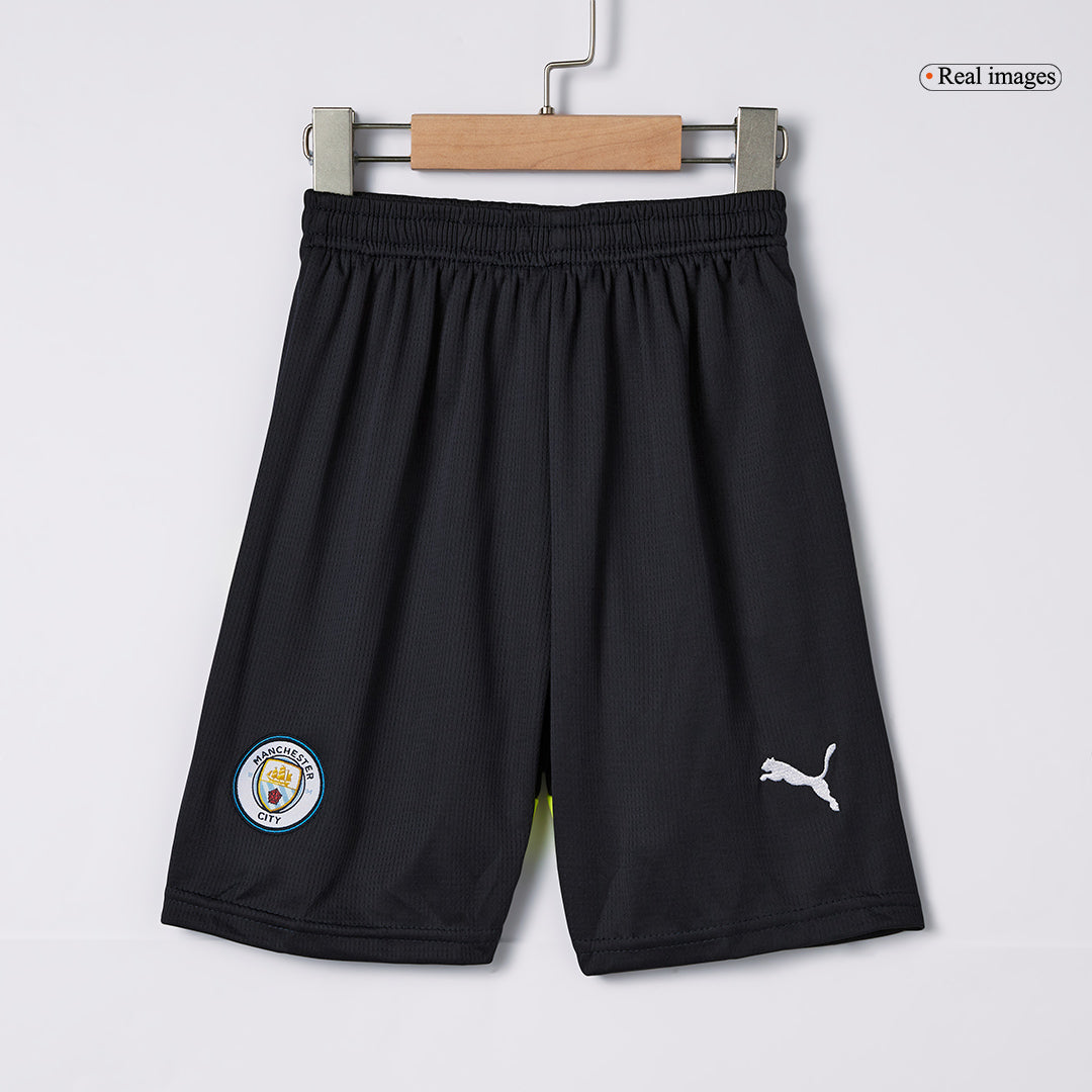Kid's Manchester City Away Soccer Jersey Kit(Jersey+Shorts+Socks) 2024/25 Top Soccer Jerseys Store