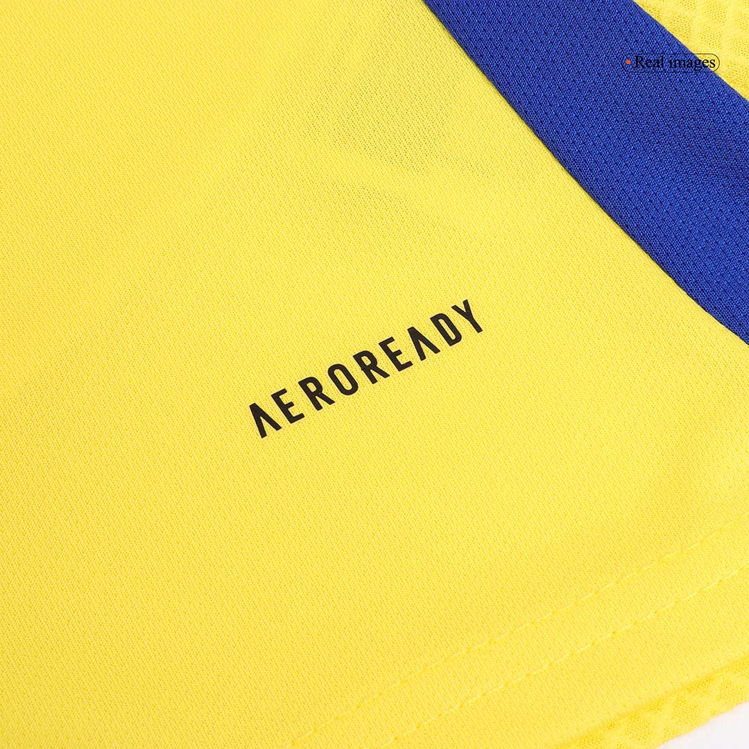 Kid's RONALDO #7 Al Nassr Home Soccer Jersey Kit(Jersey+Shorts+Socks) 2024/25 Top Soccer Jerseys Store