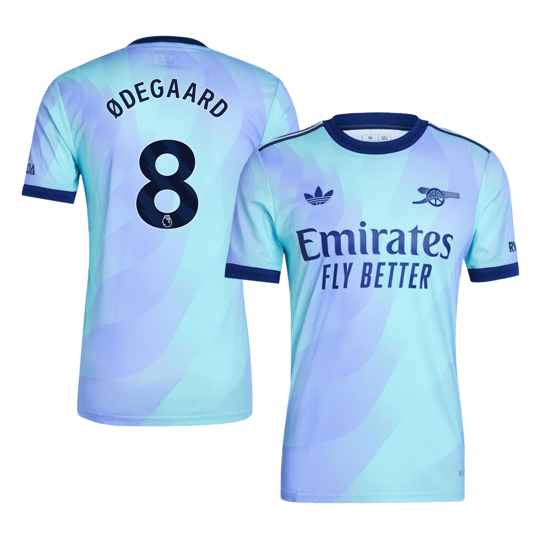 Player Version ØDEGAARD #8 Arsenal Third Away Soccer Jersey 2024/25 Top Soccer Jerseys Store