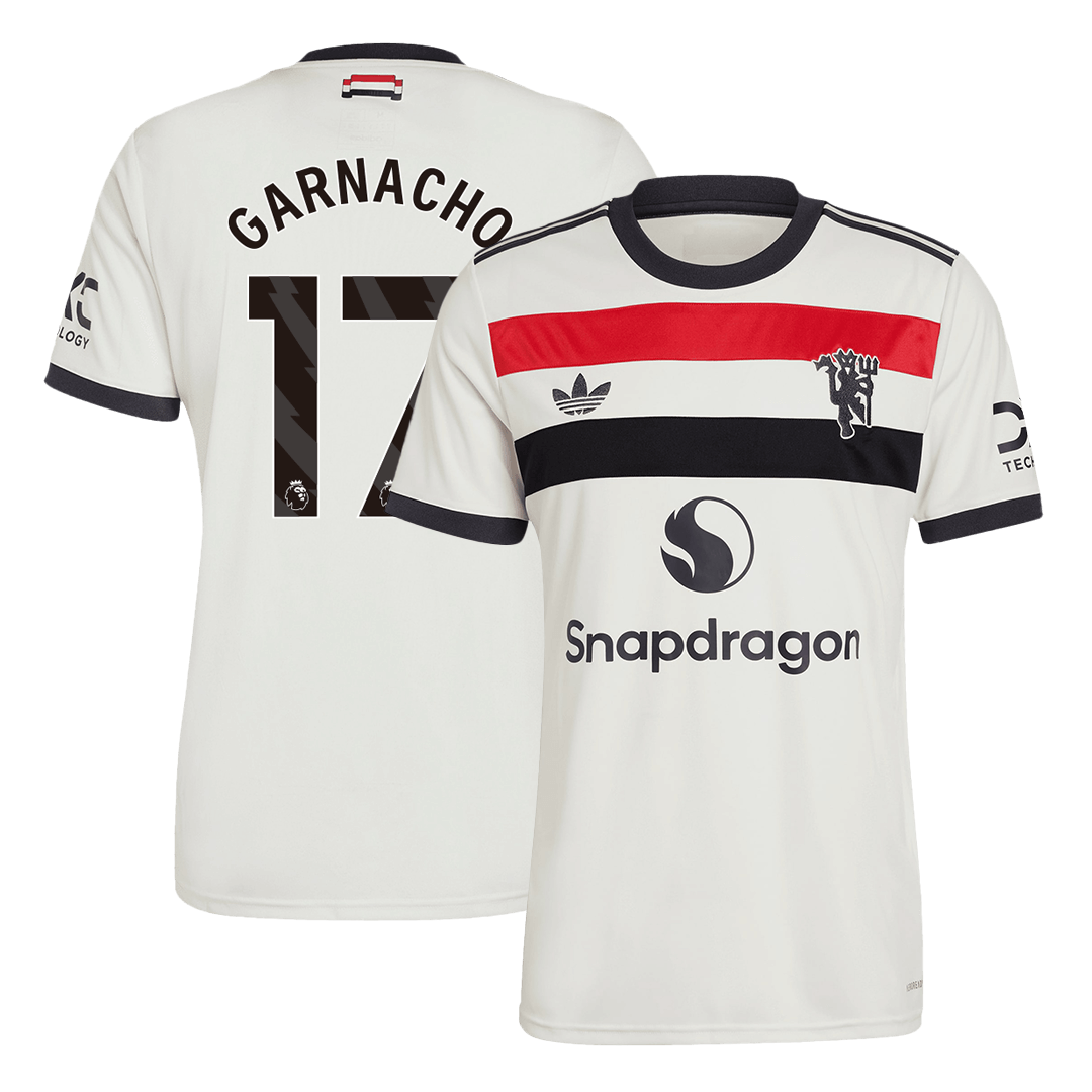 GARNACHO #17 Manchester United Third Away Soccer Jersey 2024/25 Top Soccer Jerseys Store