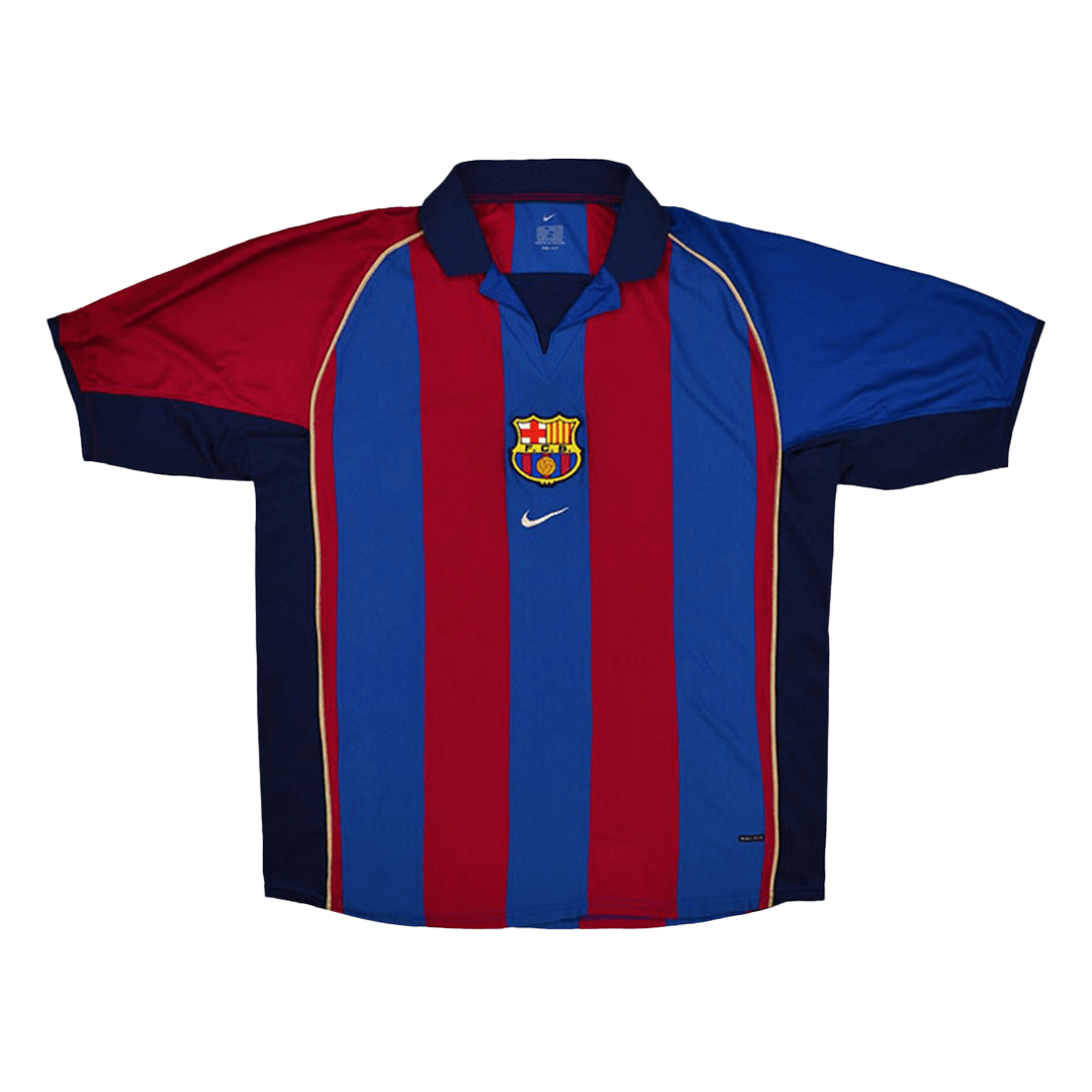 Retro RIVALDO #10 2001/02 Barcelona Home Soccer Jersey Top Soccer Jerseys Store