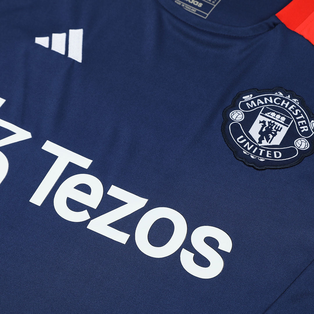 Manchester United Pre-Match Soccer Jersey Kit(Jersey+Shorts) 2024/25 Top Soccer Jerseys Store