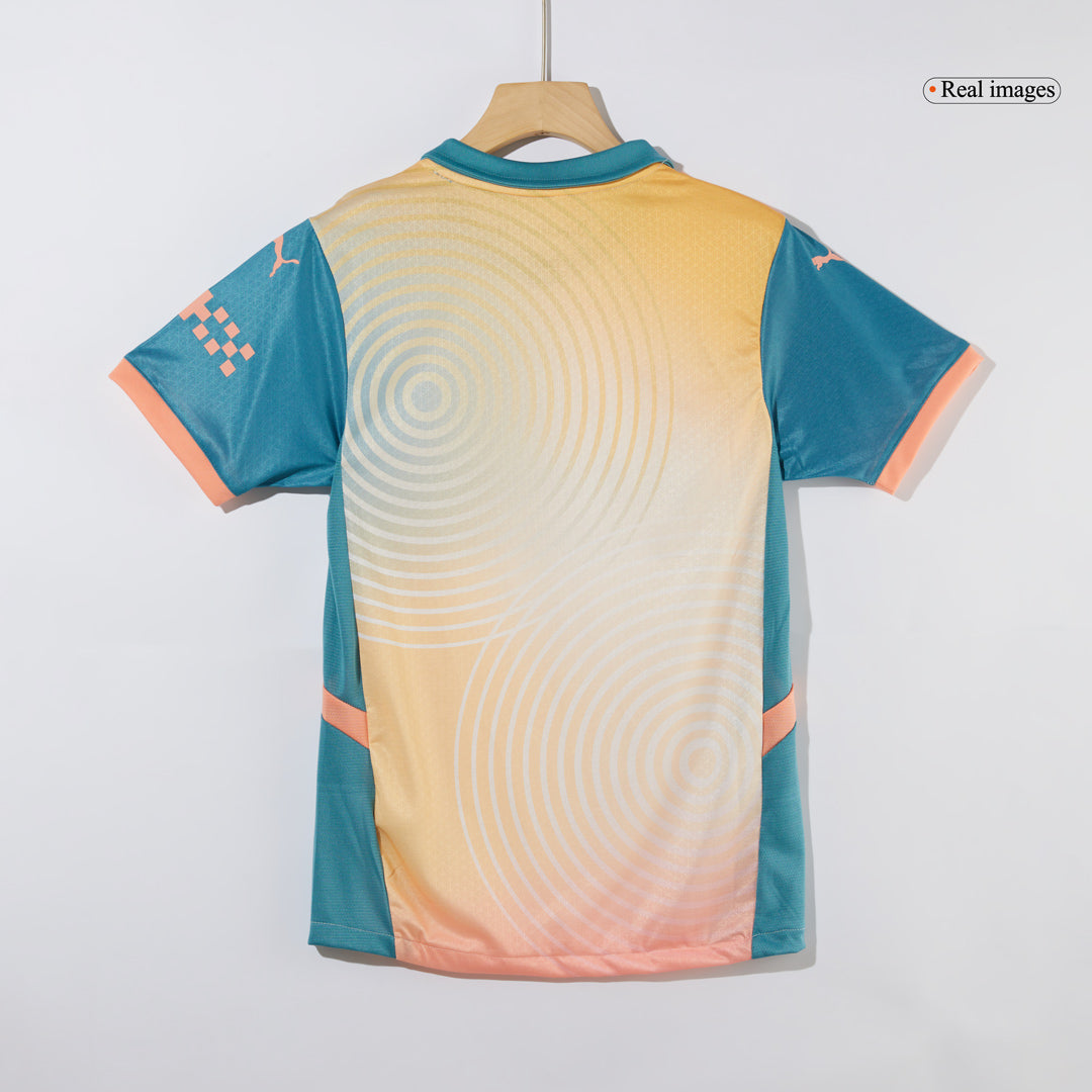 Player Version DE BRUYNE #17 Manchester City Fourth Away Soccer Jersey 2024/25 - Definitely City Top Soccer Jerseys Store
