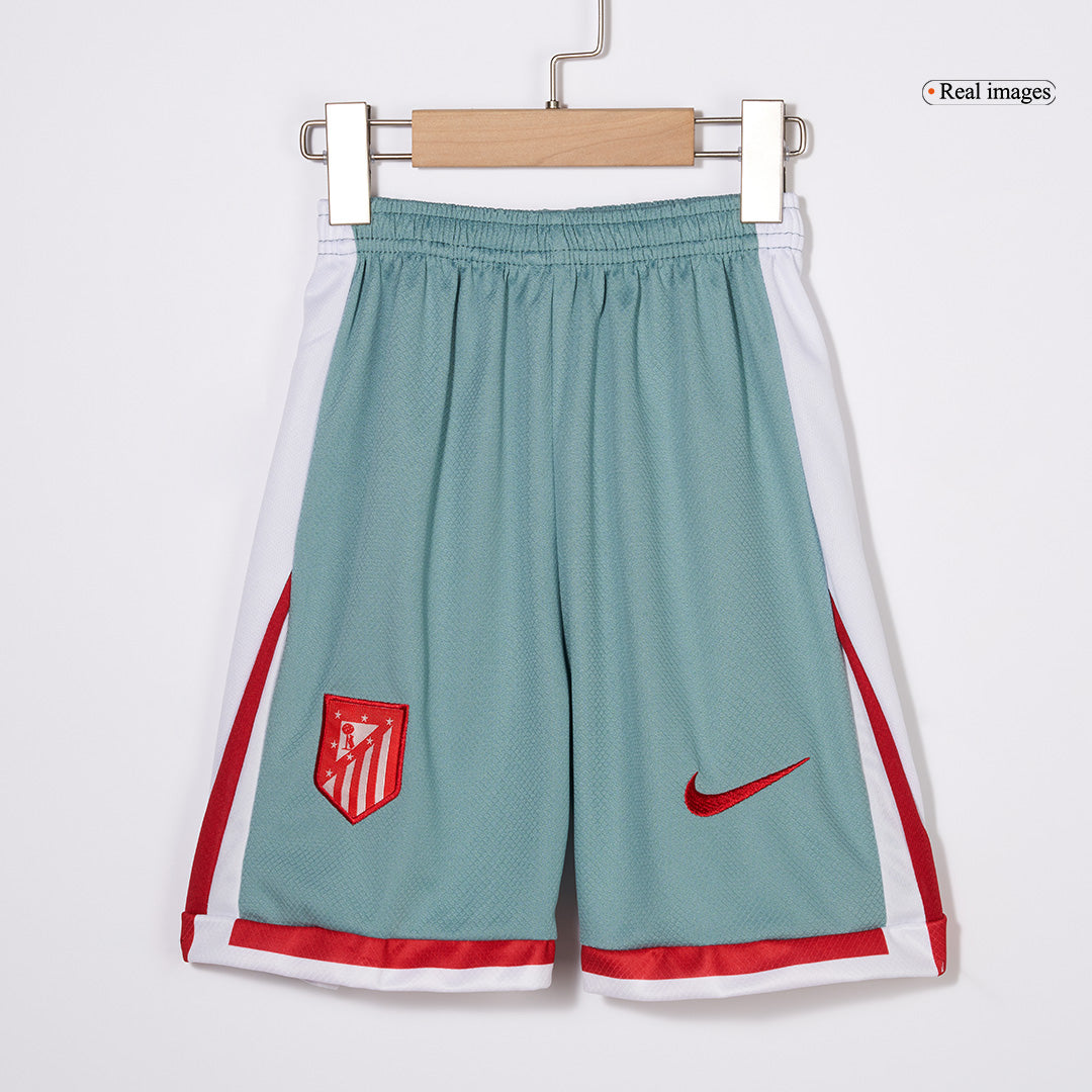 Kid's Atletico Madrid Away Soccer Jersey Kit(Jersey+Shorts) 2024/25 Top Soccer Jerseys Store